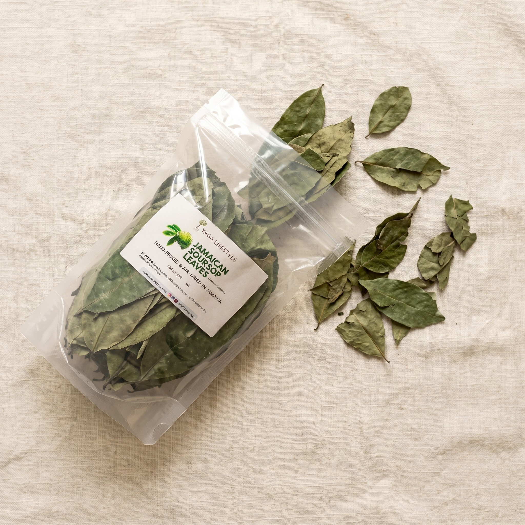 Jamaican Soursop Leaves — Wild-Harvested Herbal Tea